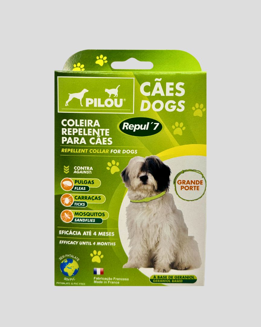 Coleira Repelente Para CÃO | Contra Pulgas, Carraças e Mosquitos