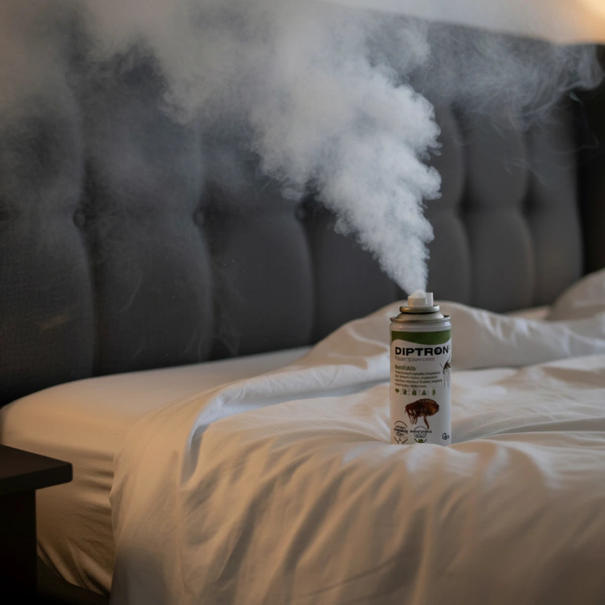 inseticida diptron fogger na cama