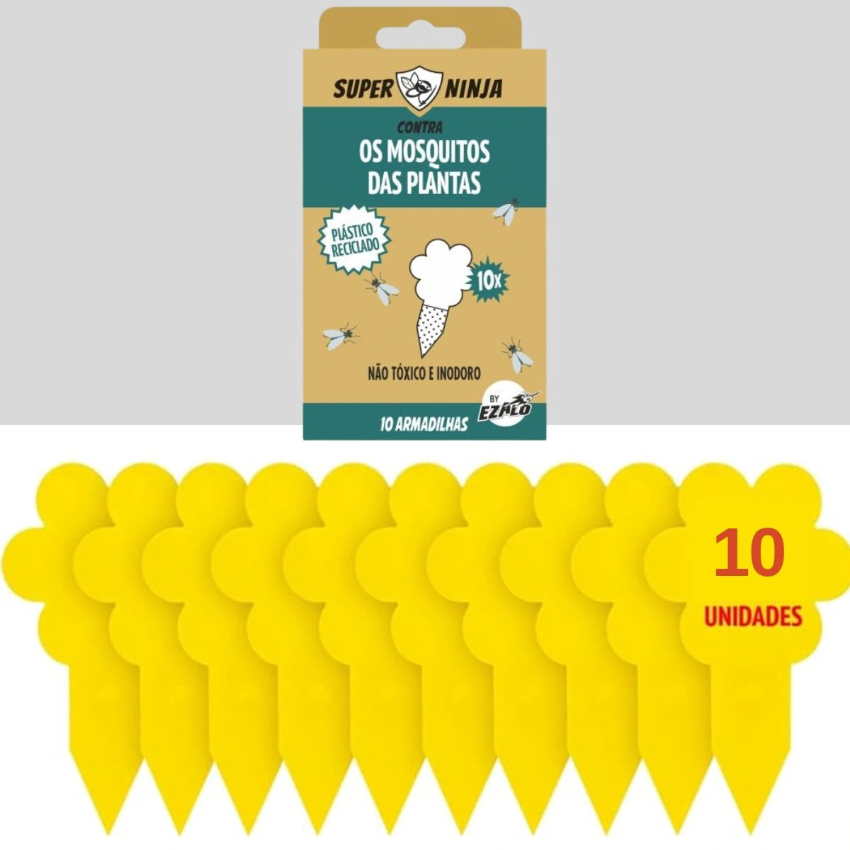 10 unidades de telas contra moscas e mosquitos plantas