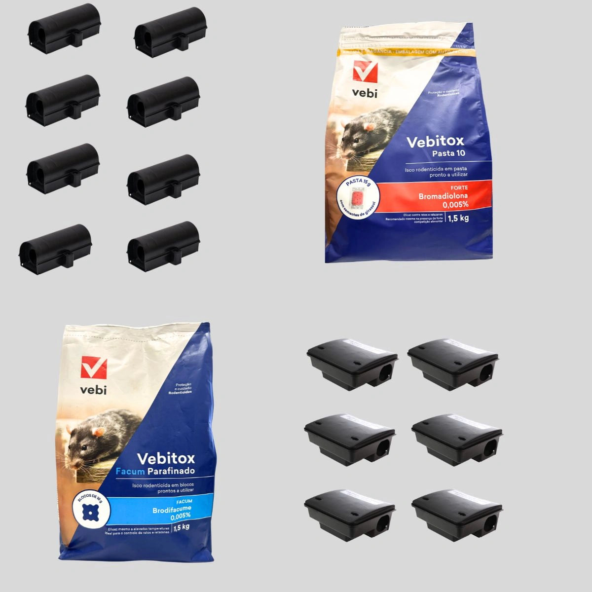 kit profissional contra ratos