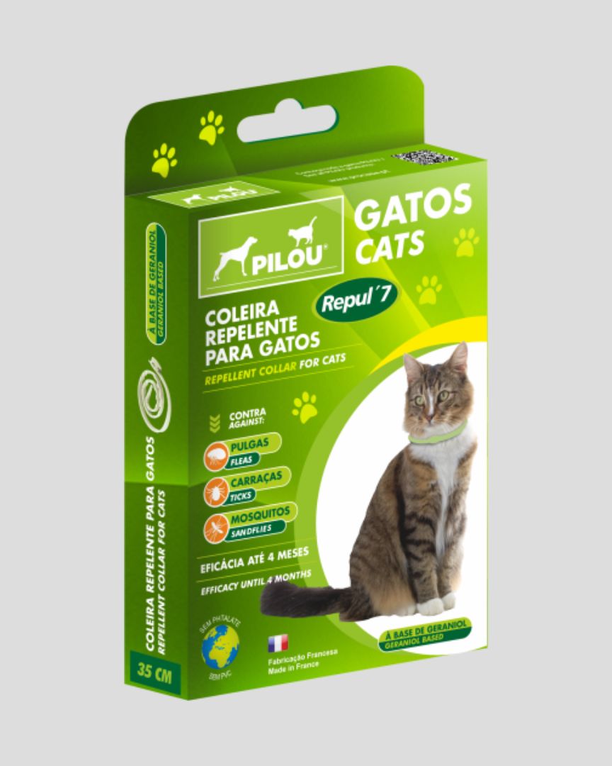 coleira anti pulgas para gatos