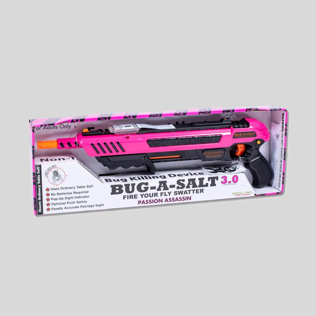 Eliminador de moscas em pistola rosa vibrante
