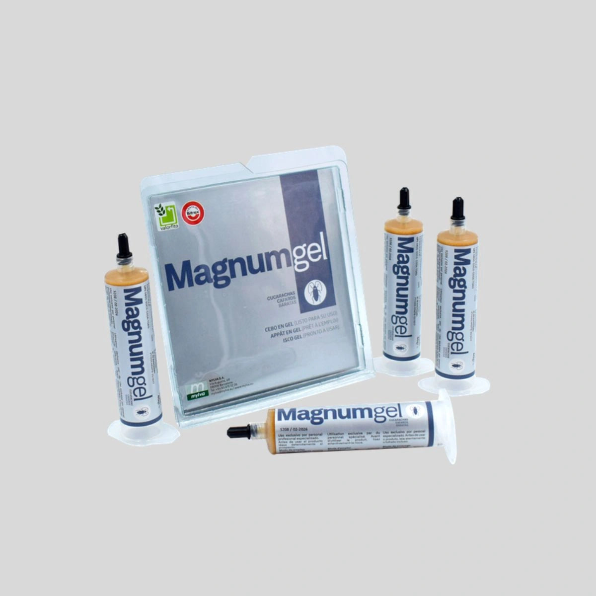 4 unidades de magnum gel 40 gramas