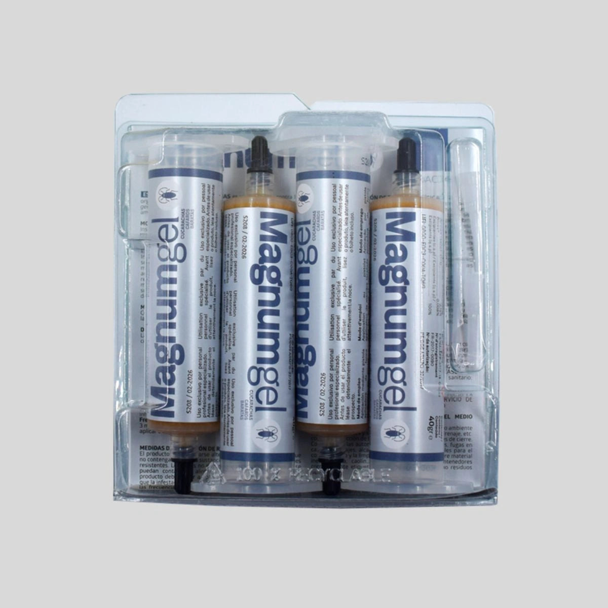 caixa de 4 bisnagas de magnum gel