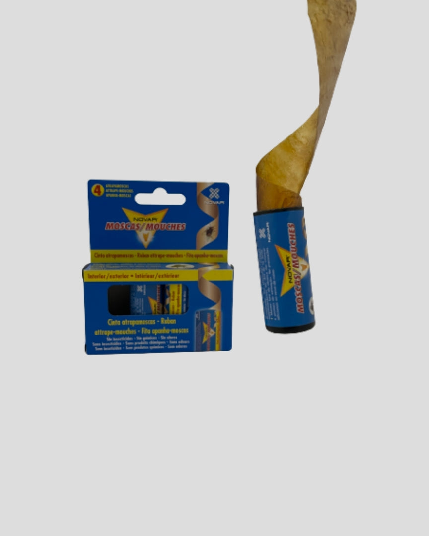 armadilhas em fita anti-moscas
