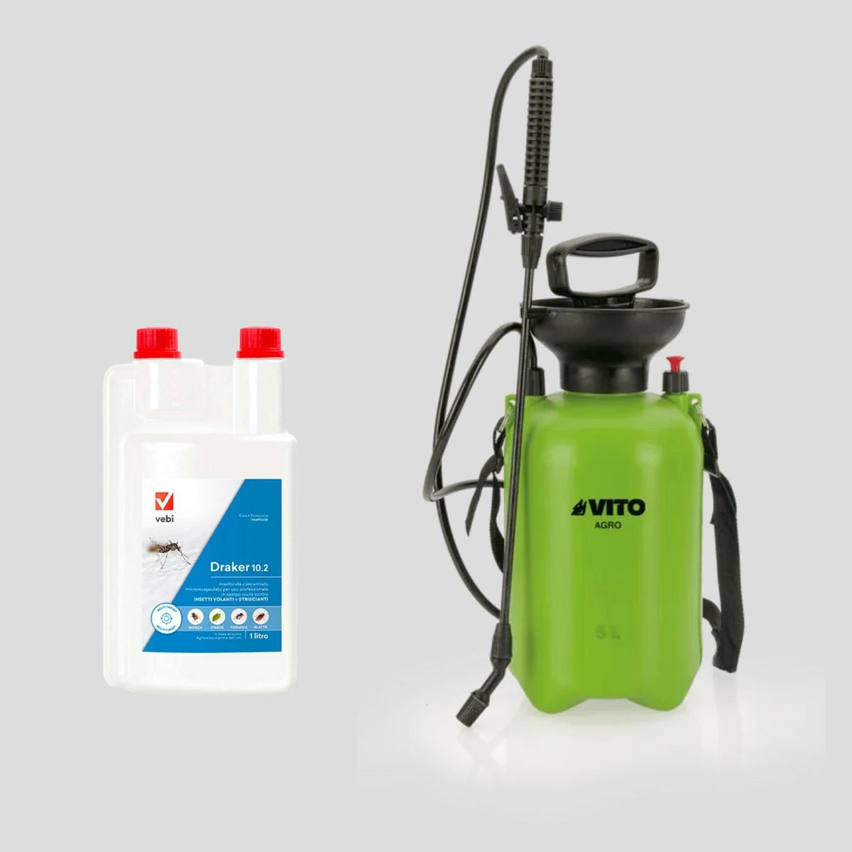 Kit para eliminar baratas com inseticida 1L