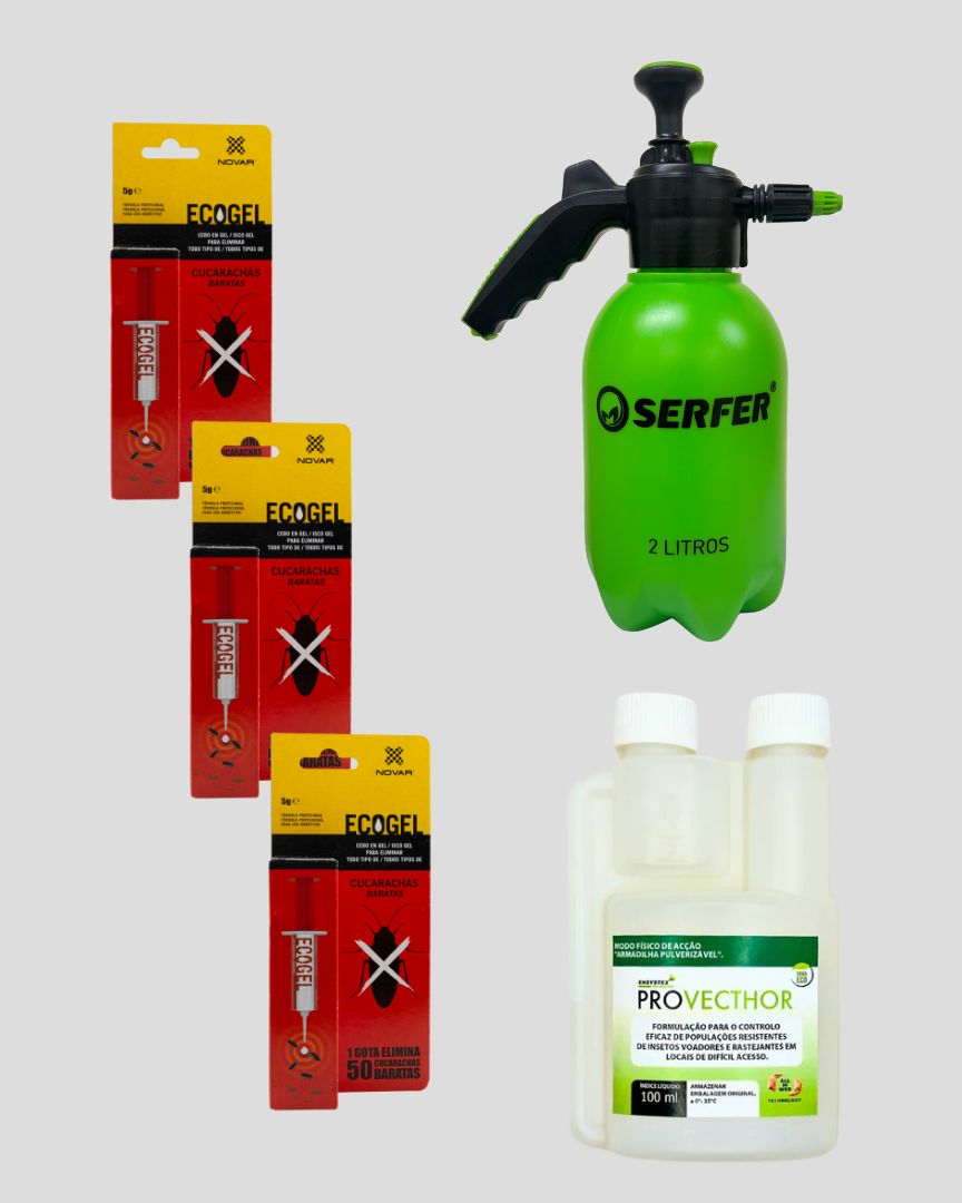 kit para eliminar baratas alemã (pequenas)