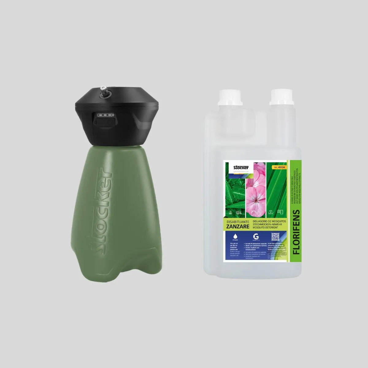 Nebulizador 2L + Repelente Florifens para controlo de mosquitos
