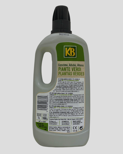 Fertilizante líquido para plantas verdes KB