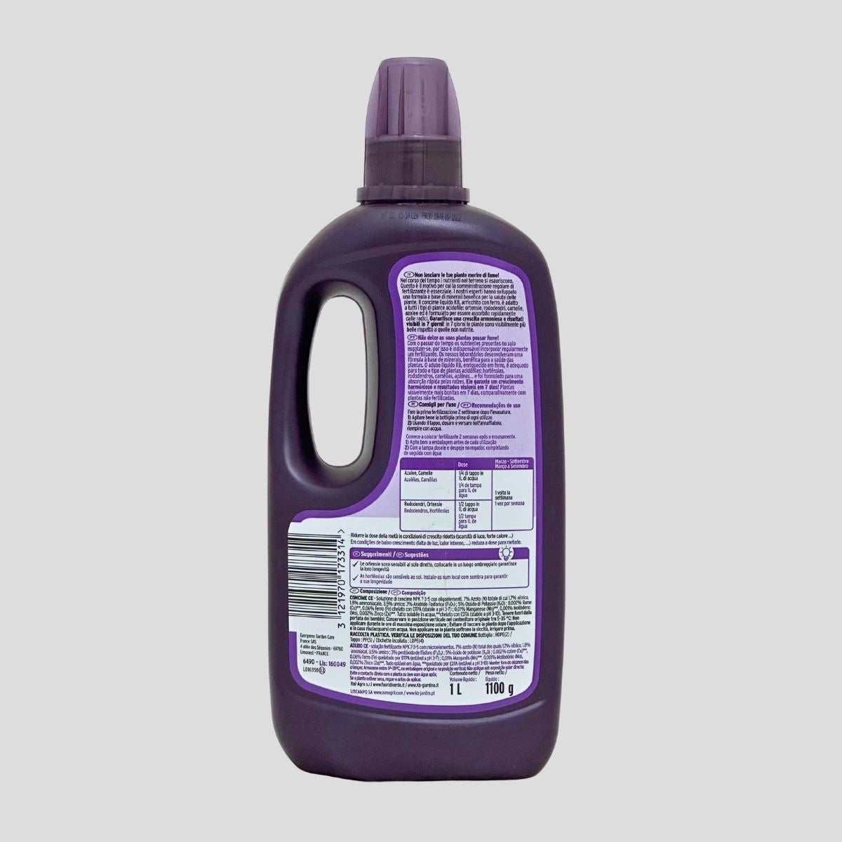 Rótulo Adubo Líquido Acidófilas
