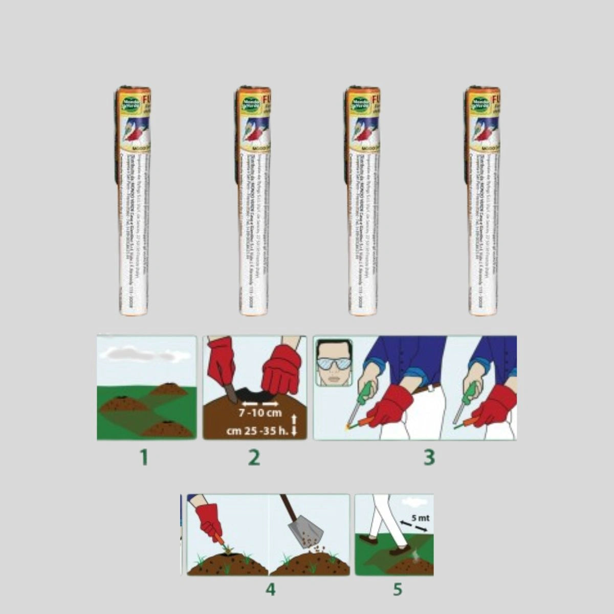 instruções do repelente de fumo 